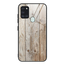 Load image into Gallery viewer, Wood Grain Tempered Glass + TPU Shockproof Case, For Samsung Galaxy A21s, For Samsung Galaxy A51, For Samsung Galaxy Note10+