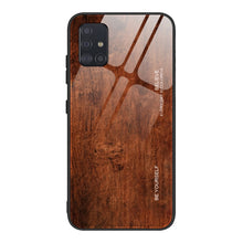 Load image into Gallery viewer, Wood Grain Tempered Glass + TPU Shockproof Case, For Samsung Galaxy A21s, For Samsung Galaxy A51, For Samsung Galaxy Note10+