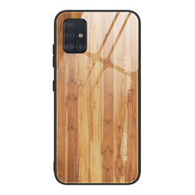 Load image into Gallery viewer, Wood Grain Tempered Glass + TPU Shockproof Case, For Samsung Galaxy A21s, For Samsung Galaxy A51, For Samsung Galaxy Note10+