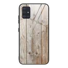 Load image into Gallery viewer, Wood Grain Tempered Glass + TPU Shockproof Case, For Samsung Galaxy A21s, For Samsung Galaxy A51, For Samsung Galaxy Note10+