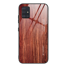 Load image into Gallery viewer, Wood Grain Tempered Glass + TPU Shockproof Case, For Samsung Galaxy A21s, For Samsung Galaxy A51, For Samsung Galaxy Note10+