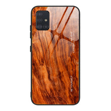 Load image into Gallery viewer, Wood Grain Tempered Glass + TPU Shockproof Case, For Samsung Galaxy A21s, For Samsung Galaxy A51, For Samsung Galaxy Note10+
