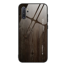 Load image into Gallery viewer, Wood Grain Tempered Glass + TPU Shockproof Case, For Samsung Galaxy A21s, For Samsung Galaxy A51, For Samsung Galaxy Note10+