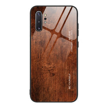 Load image into Gallery viewer, Wood Grain Tempered Glass + TPU Shockproof Case, For Samsung Galaxy A21s, For Samsung Galaxy A51, For Samsung Galaxy Note10+