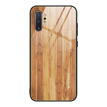 Load image into Gallery viewer, Wood Grain Tempered Glass + TPU Shockproof Case, For Samsung Galaxy A21s, For Samsung Galaxy A51, For Samsung Galaxy Note10+