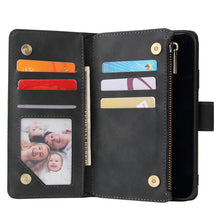 Load image into Gallery viewer, Multifunctional Retro Frosted Horizontal Flip Leather Case with Card Slot &amp; Holder &amp; Zipper Wallet &amp; Photo Frame &amp; Lanyard, For iPhone XR, For iPhone 11 Pro Max
