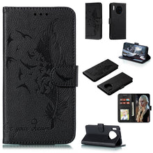 Load image into Gallery viewer, Feather Pattern Litchi Texture Horizontal Flip Leather Case with Holder &amp; Wallet &amp; Card Slots