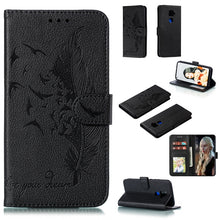 Load image into Gallery viewer, Feather Pattern Litchi Texture Horizontal Flip Leather Case with Holder &amp; Wallet &amp; Card Slots