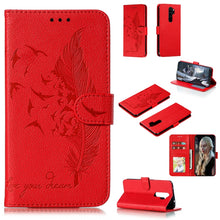 Load image into Gallery viewer, Feather Pattern Litchi Texture Horizontal Flip Leather Case with Holder &amp; Wallet &amp; Card Slots