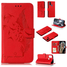 Load image into Gallery viewer, Feather Pattern Litchi Texture Horizontal Flip Leather Case with Holder &amp; Wallet &amp; Card Slots