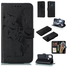 Load image into Gallery viewer, Feather Pattern Litchi Texture Horizontal Flip Leather Case with Holder &amp; Wallet &amp; Card Slots