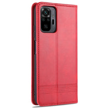 Load image into Gallery viewer, AZNS Magnetic Calf Texture Horizontal Flip Leather Case with Card Slots &amp; Holder &amp; Wallet, For Xiaomi Redmi Note 10 Pro, For Xiaomi Redmi Note 10 Pro Max, For Xiaomi Mi 10S, For vivo X60 Pro, For vivo Y72 5G, For vivo iQOO Z3