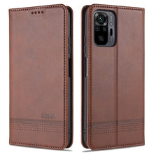 Load image into Gallery viewer, AZNS Magnetic Calf Texture Horizontal Flip Leather Case with Card Slots &amp; Holder &amp; Wallet, For Xiaomi Redmi Note 10 Pro, For Xiaomi Redmi Note 10 Pro Max, For Xiaomi Mi 10S, For vivo X60 Pro, For vivo Y72 5G, For vivo iQOO Z3