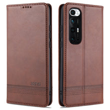 Load image into Gallery viewer, AZNS Magnetic Calf Texture Horizontal Flip Leather Case with Card Slots &amp; Holder &amp; Wallet, For Xiaomi Redmi Note 10 Pro, For Xiaomi Redmi Note 10 Pro Max, For Xiaomi Mi 10S, For vivo X60 Pro, For vivo Y72 5G, For vivo iQOO Z3