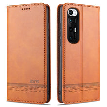 Load image into Gallery viewer, AZNS Magnetic Calf Texture Horizontal Flip Leather Case with Card Slots &amp; Holder &amp; Wallet, For Xiaomi Redmi Note 10 Pro, For Xiaomi Redmi Note 10 Pro Max, For Xiaomi Mi 10S, For vivo X60 Pro, For vivo Y72 5G, For vivo iQOO Z3