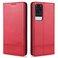 Load image into Gallery viewer, AZNS Magnetic Calf Texture Horizontal Flip Leather Case with Card Slots &amp; Holder &amp; Wallet, For Xiaomi Redmi Note 10 Pro, For Xiaomi Redmi Note 10 Pro Max, For Xiaomi Mi 10S, For vivo X60 Pro, For vivo Y72 5G, For vivo iQOO Z3