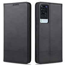 Load image into Gallery viewer, AZNS Magnetic Calf Texture Horizontal Flip Leather Case with Card Slots &amp; Holder &amp; Wallet, For Xiaomi Redmi Note 10 Pro, For Xiaomi Redmi Note 10 Pro Max, For Xiaomi Mi 10S, For vivo X60 Pro, For vivo Y72 5G, For vivo iQOO Z3