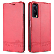 Load image into Gallery viewer, AZNS Magnetic Calf Texture Horizontal Flip Leather Case with Card Slots &amp; Holder &amp; Wallet, For Xiaomi Redmi Note 10 Pro, For Xiaomi Redmi Note 10 Pro Max, For Xiaomi Mi 10S, For vivo X60 Pro, For vivo Y72 5G, For vivo iQOO Z3