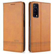 Load image into Gallery viewer, AZNS Magnetic Calf Texture Horizontal Flip Leather Case with Card Slots &amp; Holder &amp; Wallet, For Xiaomi Redmi Note 10 Pro, For Xiaomi Redmi Note 10 Pro Max, For Xiaomi Mi 10S, For vivo X60 Pro, For vivo Y72 5G, For vivo iQOO Z3