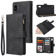 Load image into Gallery viewer, Multifunctional Retro Frosted Horizontal Flip Leather Case with Card Slot &amp; Holder &amp; Zipper Wallet &amp; Photo Frame &amp; Lanyard