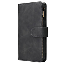 Load image into Gallery viewer, Multifunctional Retro Frosted Horizontal Flip Leather Case with Card Slot &amp; Holder &amp; Zipper Wallet &amp; Photo Frame &amp; Lanyard