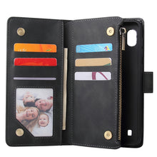 Load image into Gallery viewer, Multifunctional Retro Frosted Horizontal Flip Leather Case with Card Slot &amp; Holder &amp; Zipper Wallet &amp; Photo Frame &amp; Lanyard