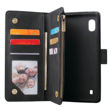 Load image into Gallery viewer, Multifunctional Retro Frosted Horizontal Flip Leather Case with Card Slot &amp; Holder &amp; Zipper Wallet &amp; Photo Frame &amp; Lanyard