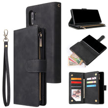 Load image into Gallery viewer, Multifunctional Retro Frosted Horizontal Flip Leather Case with Card Slot &amp; Holder &amp; Zipper Wallet &amp; Photo Frame &amp; Lanyard