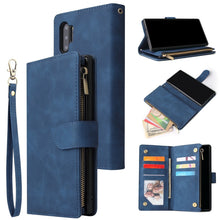 Load image into Gallery viewer, Multifunctional Retro Frosted Horizontal Flip Leather Case with Card Slot &amp; Holder &amp; Zipper Wallet &amp; Photo Frame &amp; Lanyard