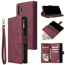 Load image into Gallery viewer, Multifunctional Retro Frosted Horizontal Flip Leather Case with Card Slot &amp; Holder &amp; Zipper Wallet &amp; Photo Frame &amp; Lanyard