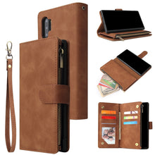 Load image into Gallery viewer, Multifunctional Retro Frosted Horizontal Flip Leather Case with Card Slot &amp; Holder &amp; Zipper Wallet &amp; Photo Frame &amp; Lanyard