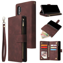 Load image into Gallery viewer, Multifunctional Retro Frosted Horizontal Flip Leather Case with Card Slot &amp; Holder &amp; Zipper Wallet &amp; Photo Frame &amp; Lanyard