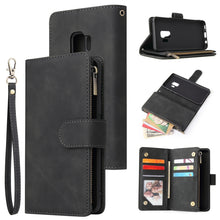Load image into Gallery viewer, Multifunctional Retro Frosted Horizontal Flip Leather Case with Card Slot &amp; Holder &amp; Zipper Wallet &amp; Photo Frame &amp; Lanyard