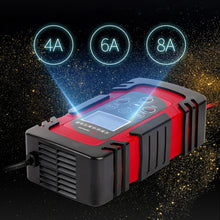 Load image into Gallery viewer, DEMUDA DC-80 Car Battery Charger 12V/24V Intelligent Pulse Repair Type Lead-acid Battery, AU Plug, US Plug, EU Plug, JP Plug, UK Plug