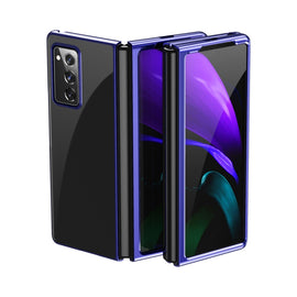 Ultra-thin Electroplated Transparent Folding Case, For Samsung Galaxy Z Fold2 5G