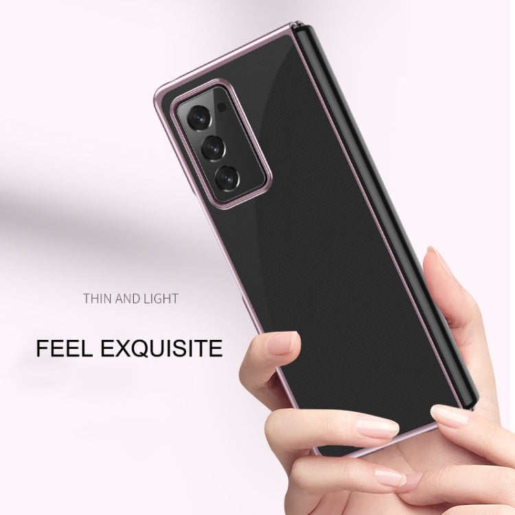 Ultra-thin Electroplated Transparent Folding Case, For Samsung Galaxy Z Fold2 5G