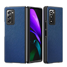 Load image into Gallery viewer, Leather Texture + PC Full Coverge Folding Case, For Samsung Galaxy Z Fold2 5G