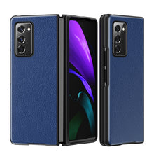 Load image into Gallery viewer, Leather Texture + PC Full Coverge Folding Case, For Samsung Galaxy Z Fold2 5G