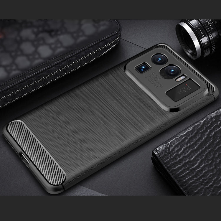 Brushed Texture Carbon Fiber TPU Case, For Xiaomi Mi 11 Ultra