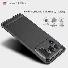 Load image into Gallery viewer, Brushed Texture Carbon Fiber TPU Case, For Xiaomi Mi 11 Ultra