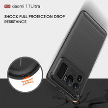 Load image into Gallery viewer, Brushed Texture Carbon Fiber TPU Case, For Xiaomi Mi 11 Ultra