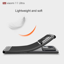 Load image into Gallery viewer, Brushed Texture Carbon Fiber TPU Case, For Xiaomi Mi 11 Ultra