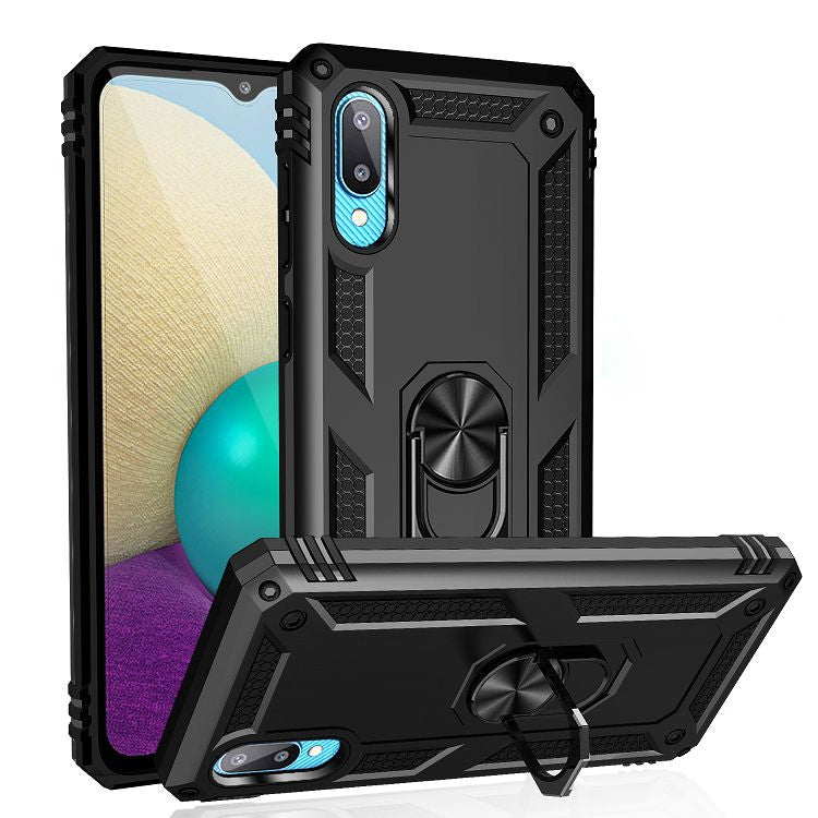 Shockproof TPU + PC Protective Case with 360 Degree Rotating Holder, For Samsung Galaxy A02 / M02, For LG K53, For Motorola Moto G Play (2021), For Motorola Moto G Stylus (2021), For Xiaomi Mi 11, For Xiaomi Redmi Note 9