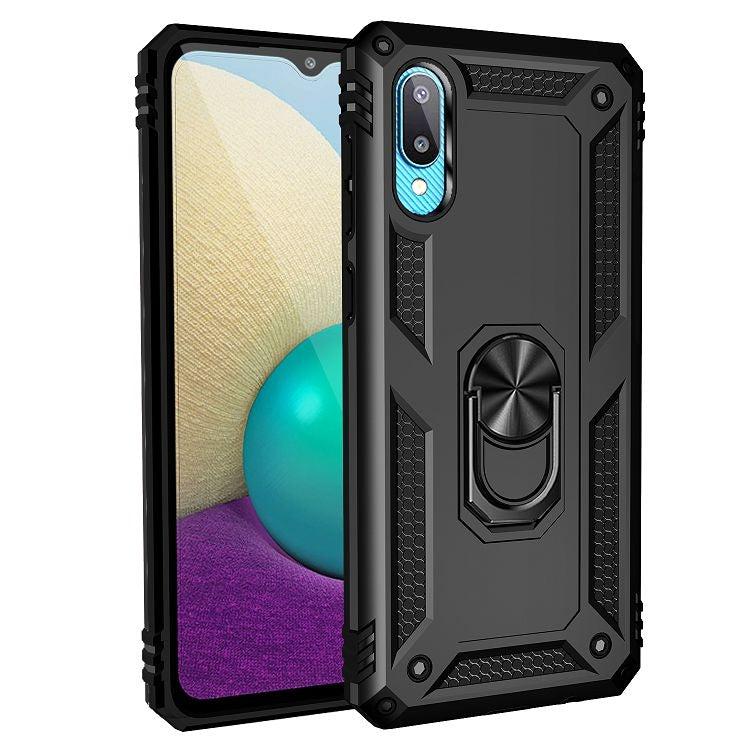 Shockproof TPU + PC Protective Case with 360 Degree Rotating Holder, For Samsung Galaxy A02 / M02, For LG K53, For Motorola Moto G Play (2021), For Motorola Moto G Stylus (2021), For Xiaomi Mi 11, For Xiaomi Redmi Note 9