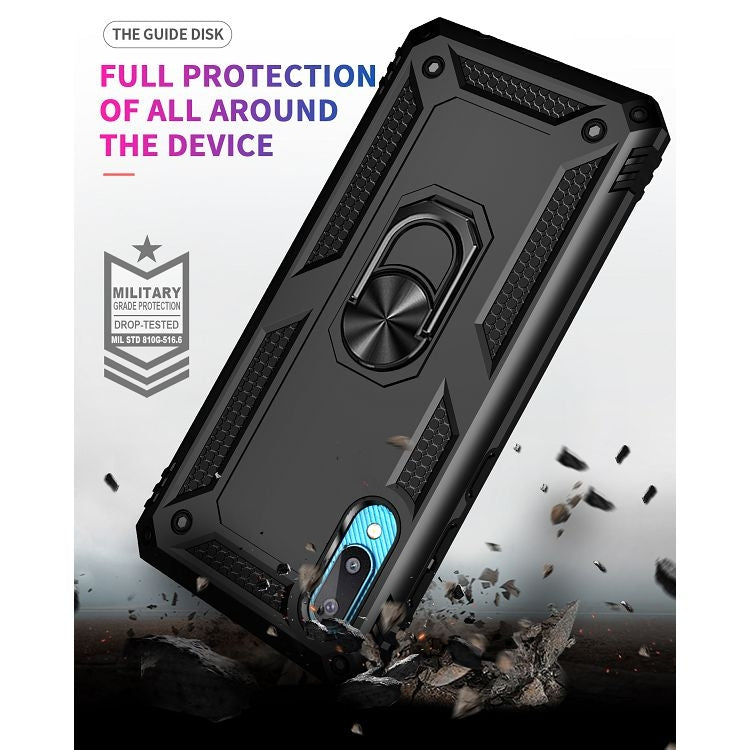 Shockproof TPU + PC Protective Case with 360 Degree Rotating Holder, For Samsung Galaxy A02 / M02, For LG K53, For Motorola Moto G Play (2021), For Motorola Moto G Stylus (2021), For Xiaomi Mi 11, For Xiaomi Redmi Note 9
