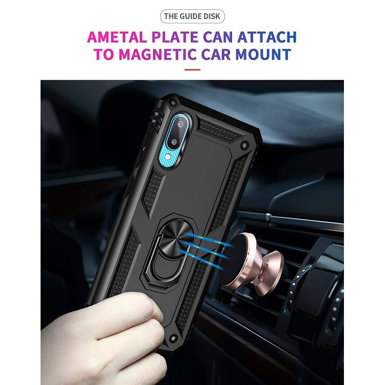 Shockproof TPU + PC Protective Case with 360 Degree Rotating Holder, For Samsung Galaxy A02 / M02, For LG K53, For Motorola Moto G Play (2021), For Motorola Moto G Stylus (2021), For Xiaomi Mi 11, For Xiaomi Redmi Note 9
