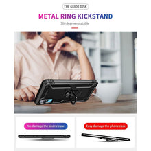 Load image into Gallery viewer, Shockproof TPU + PC Protective Case with 360 Degree Rotating Holder, For Samsung Galaxy A02 / M02, For LG K53, For Motorola Moto G Play (2021), For Motorola Moto G Stylus (2021), For Xiaomi Mi 11, For Xiaomi Redmi Note 9