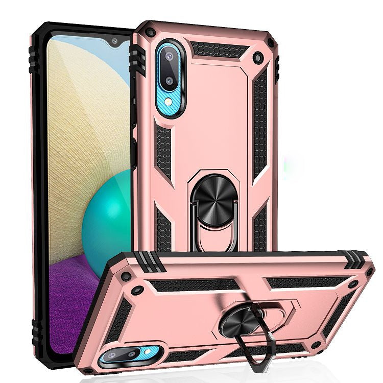 Shockproof TPU + PC Protective Case with 360 Degree Rotating Holder, For Samsung Galaxy A02 / M02, For LG K53, For Motorola Moto G Play (2021), For Motorola Moto G Stylus (2021), For Xiaomi Mi 11, For Xiaomi Redmi Note 9