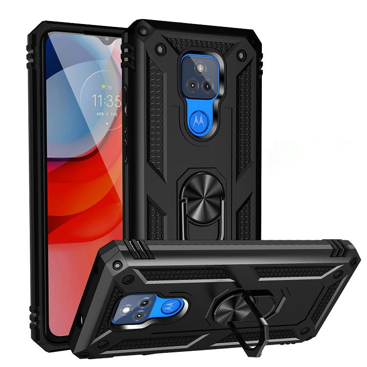Shockproof TPU + PC Protective Case with 360 Degree Rotating Holder, For Samsung Galaxy A02 / M02, For LG K53, For Motorola Moto G Play (2021), For Motorola Moto G Stylus (2021), For Xiaomi Mi 11, For Xiaomi Redmi Note 9