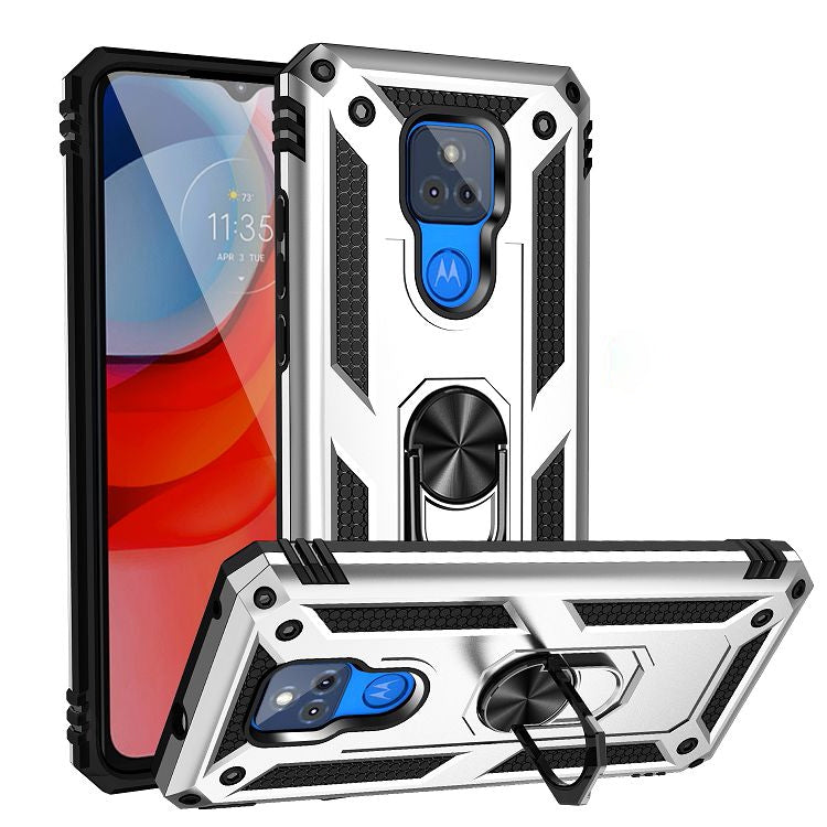 Shockproof TPU + PC Protective Case with 360 Degree Rotating Holder, For Samsung Galaxy A02 / M02, For LG K53, For Motorola Moto G Play (2021), For Motorola Moto G Stylus (2021), For Xiaomi Mi 11, For Xiaomi Redmi Note 9
